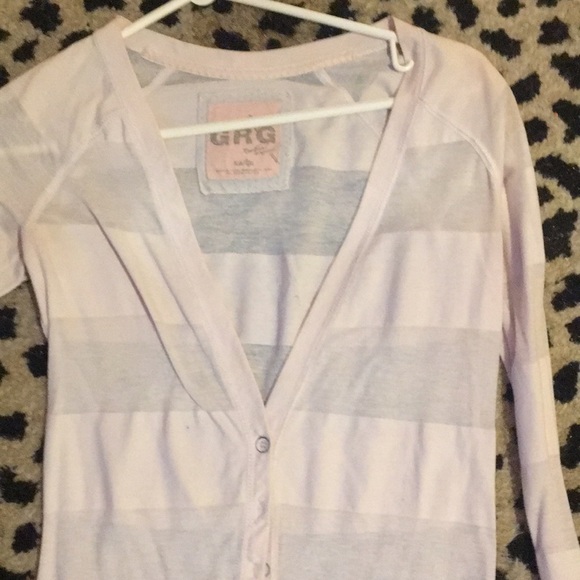 Adorable pink striped sweater - Picture 2 of 3